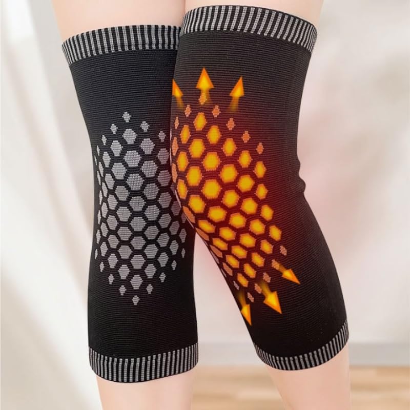 Breathable Knee Pads for Warmth Fleece Leg Guards