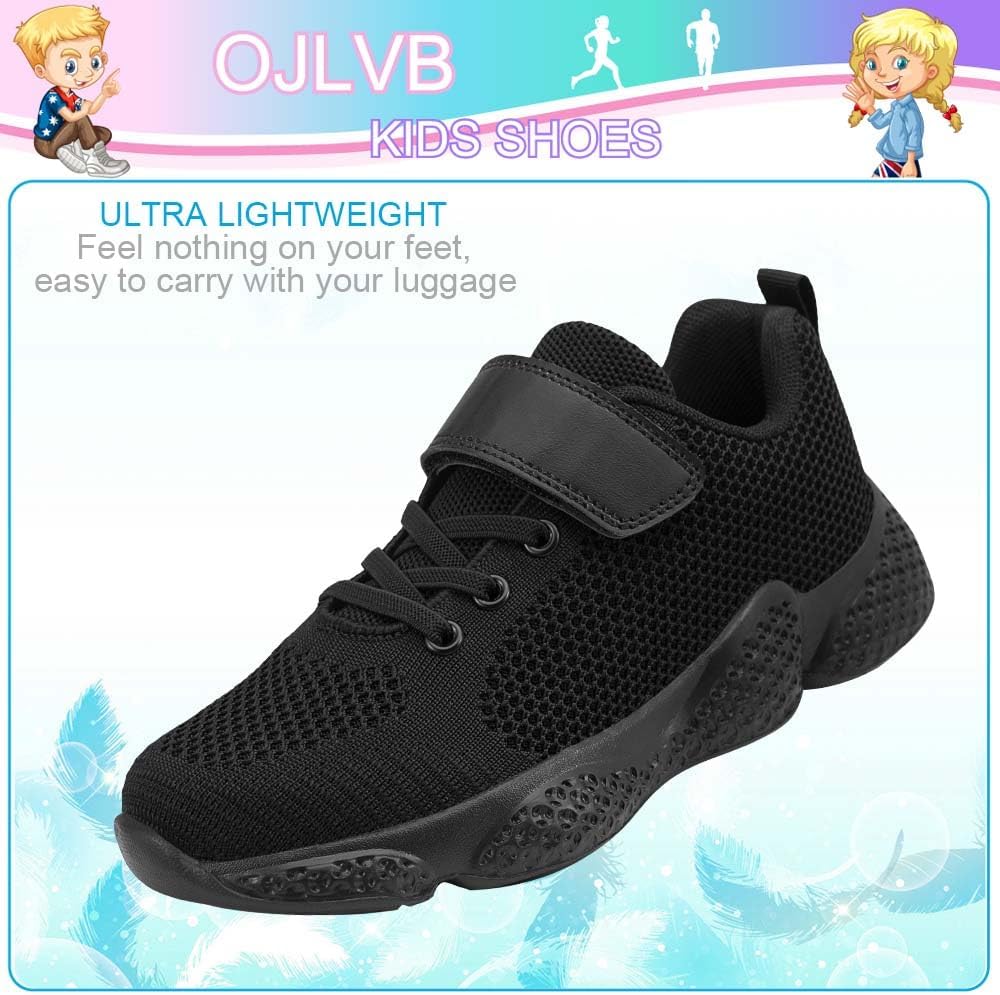OJLVB Boys Girls Sneakers, Kids Tennis Running Shoes, Athletic Walking Gym Trail Shoe Breathable Lightweight - Image 6