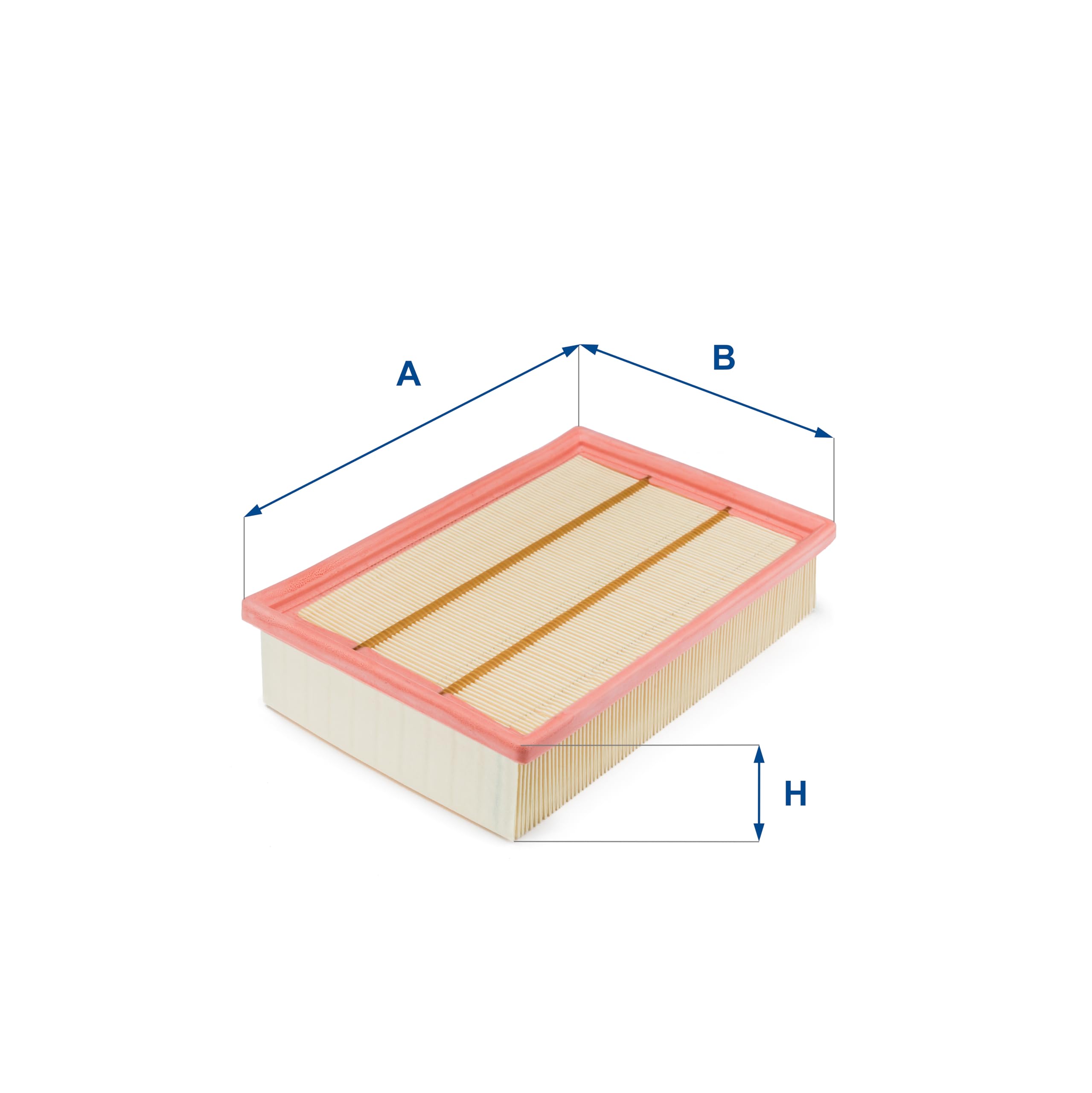 Filtro Aria UFI 27.675.00 - Per Auto Ford, Mazda, Volvo, Dimensioni 153x70x157x205mm - Foto 9