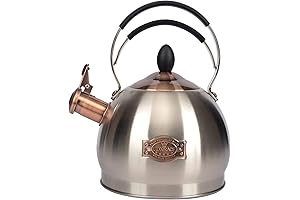 Whistling Tea Kettle Unique Teapot for Stovetop Induction Stove Top