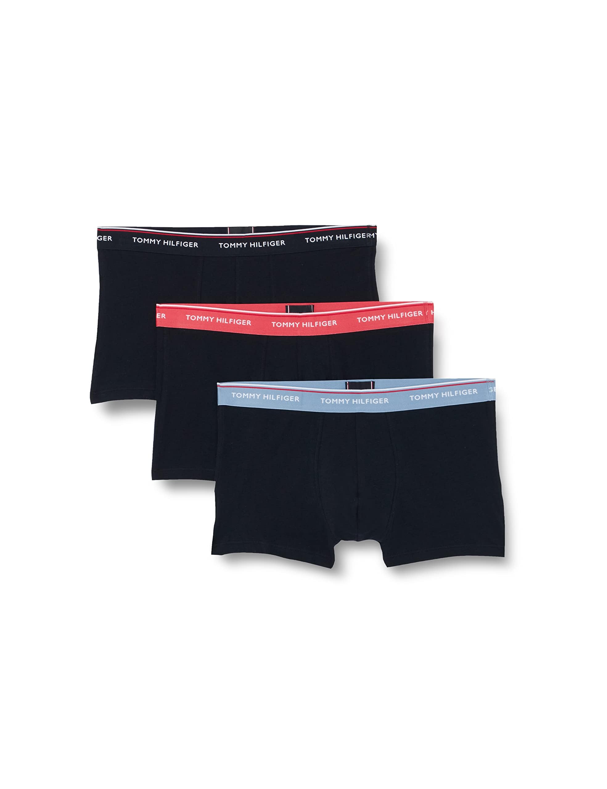 Tommy Hilfiger Herren Badehose (3er Pack), des Sky/Colorado Blu/Frosted Cran, XXL