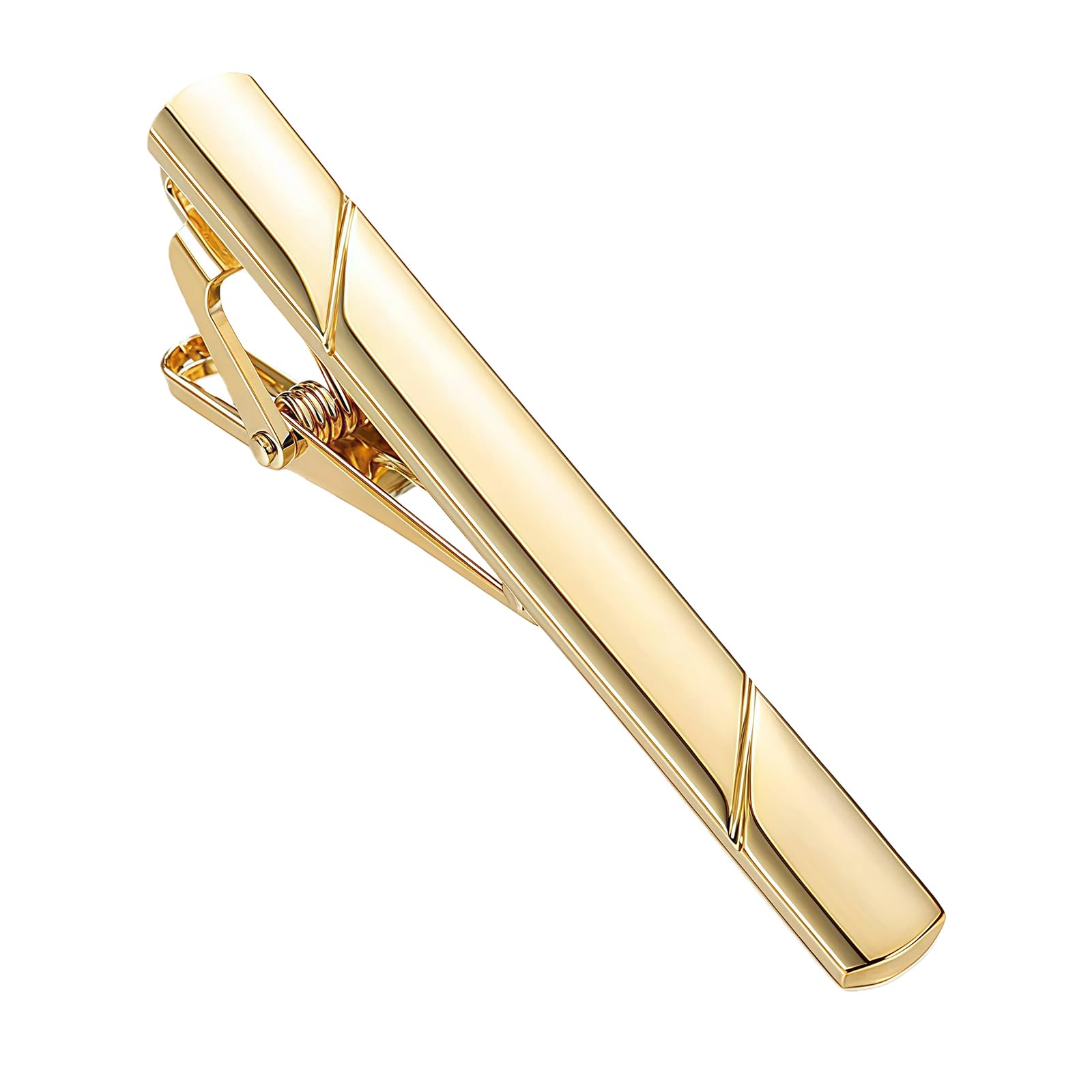 Metal Tie Clips for Men Tie Bar Pinch Clips Closure Clip Clamp Pins for Business Party Wedding Anniversary Christmas