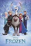Frozen Movie Poster Semi-Gloss, Wall Art Print, Perfect for Framing 90x60cm, 24x36 Home Decor Picture large Poster Only