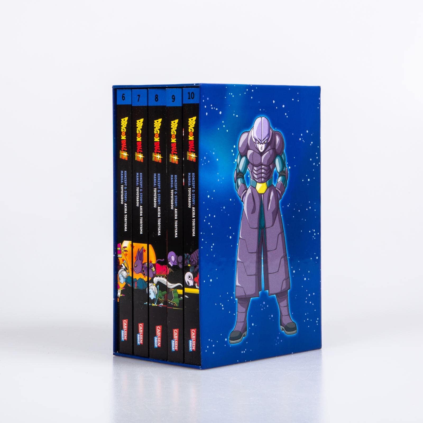 Dragon Ball Super Bände 6-10 im Sammelschuber mit Extra: Die Fortsetzung der Action-Manga-Serie ab 10 Jahren über epische Schlachten und kosmische Abenteuer