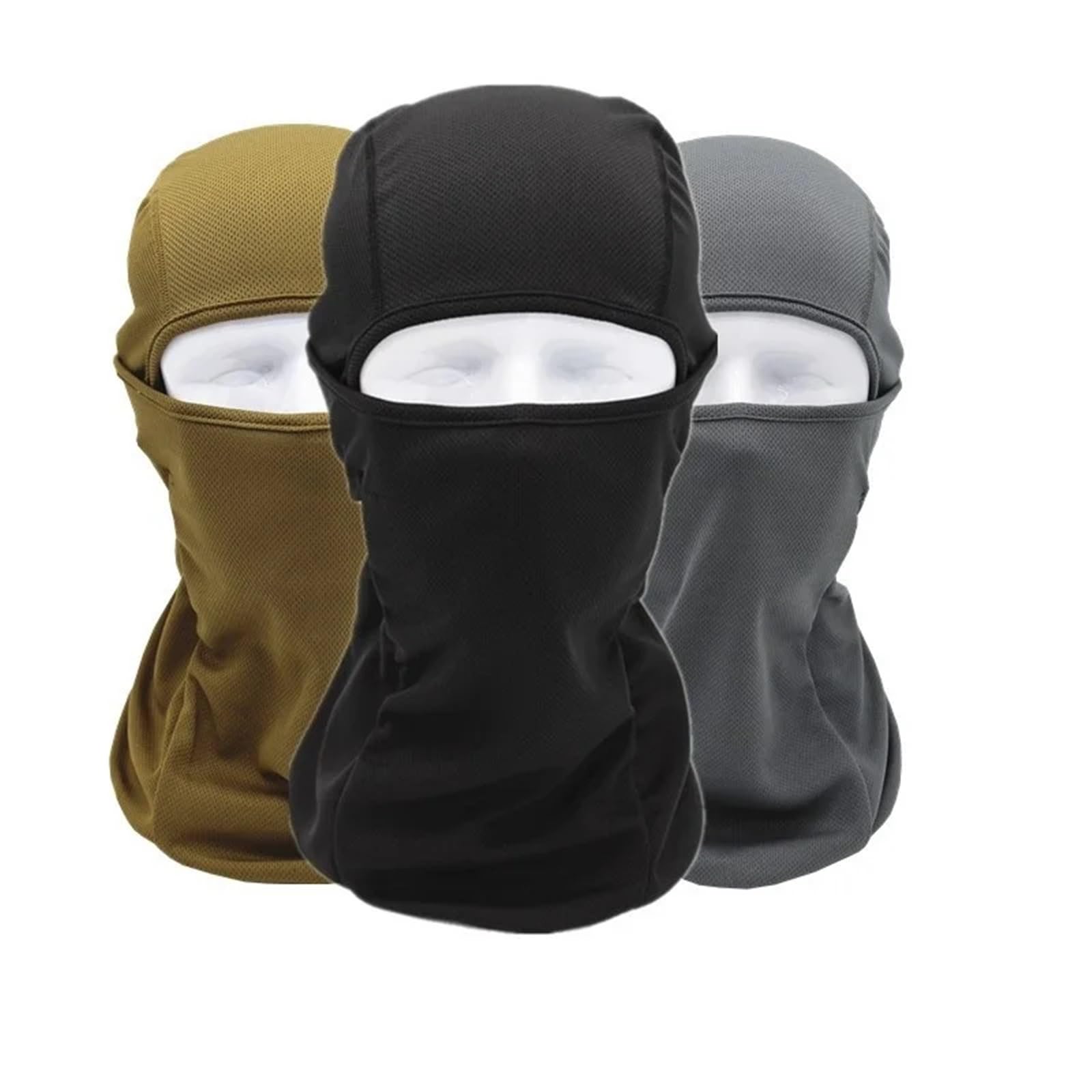 Lot de 2 Masques Ski Coupe-Vent for Homme et Femme, Protection intégrale du Visage Cou pour Sports Ski Extérieur