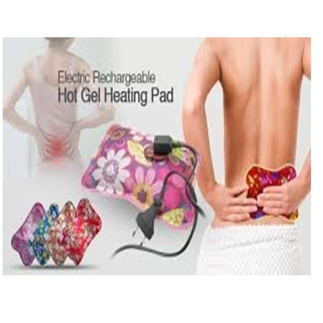DEBIRE Hot Water Bag Electric Heating Pads for Body Pain Relief - Multicolored and Design (1) 3