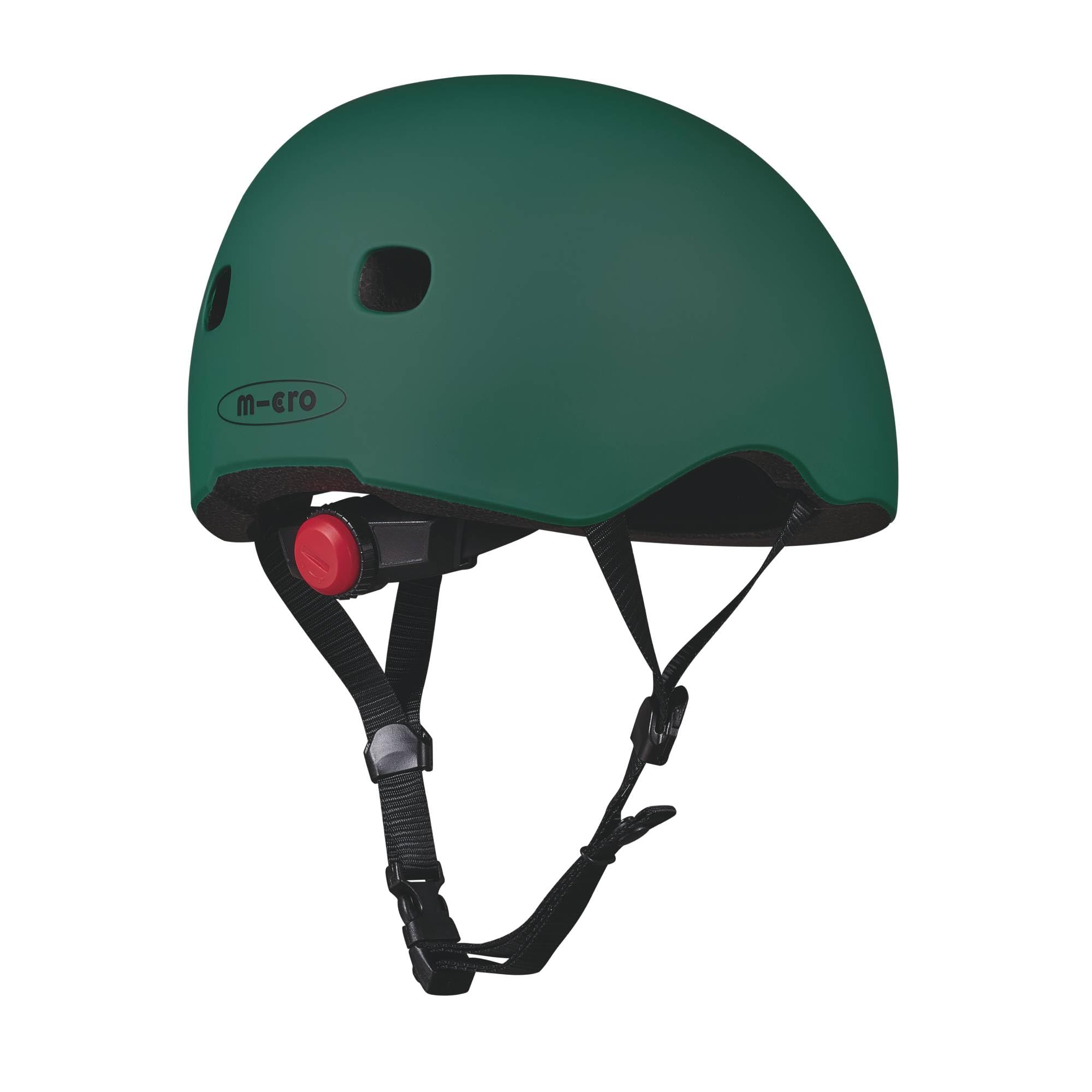 Micro Mobility Casco para niños en Color Verde Forest en Talla M para una Circunferencia de Cabeza de 52 – 56 cm, AC2127BX
