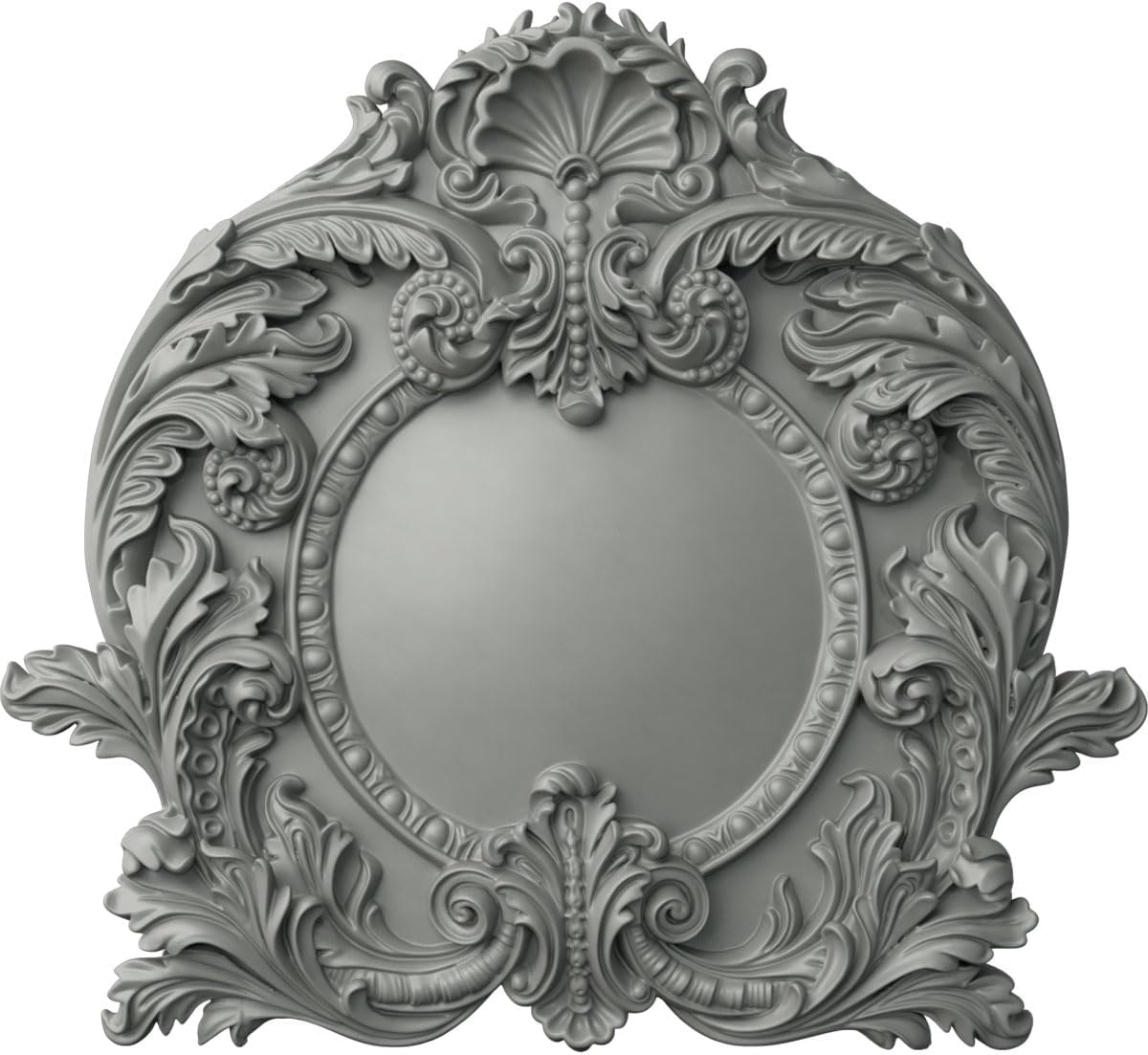 Ekena Millwork 21 5/8"W x 19 3/4"H x 2 3/8"P Modena Large Center Onlay