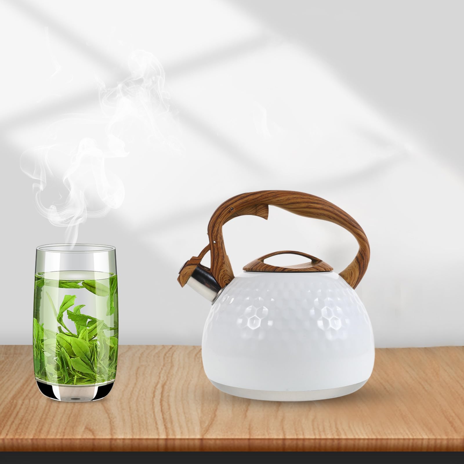 Hervidor de Agua Silbante de Acero Inoxidable 3l para Cocina