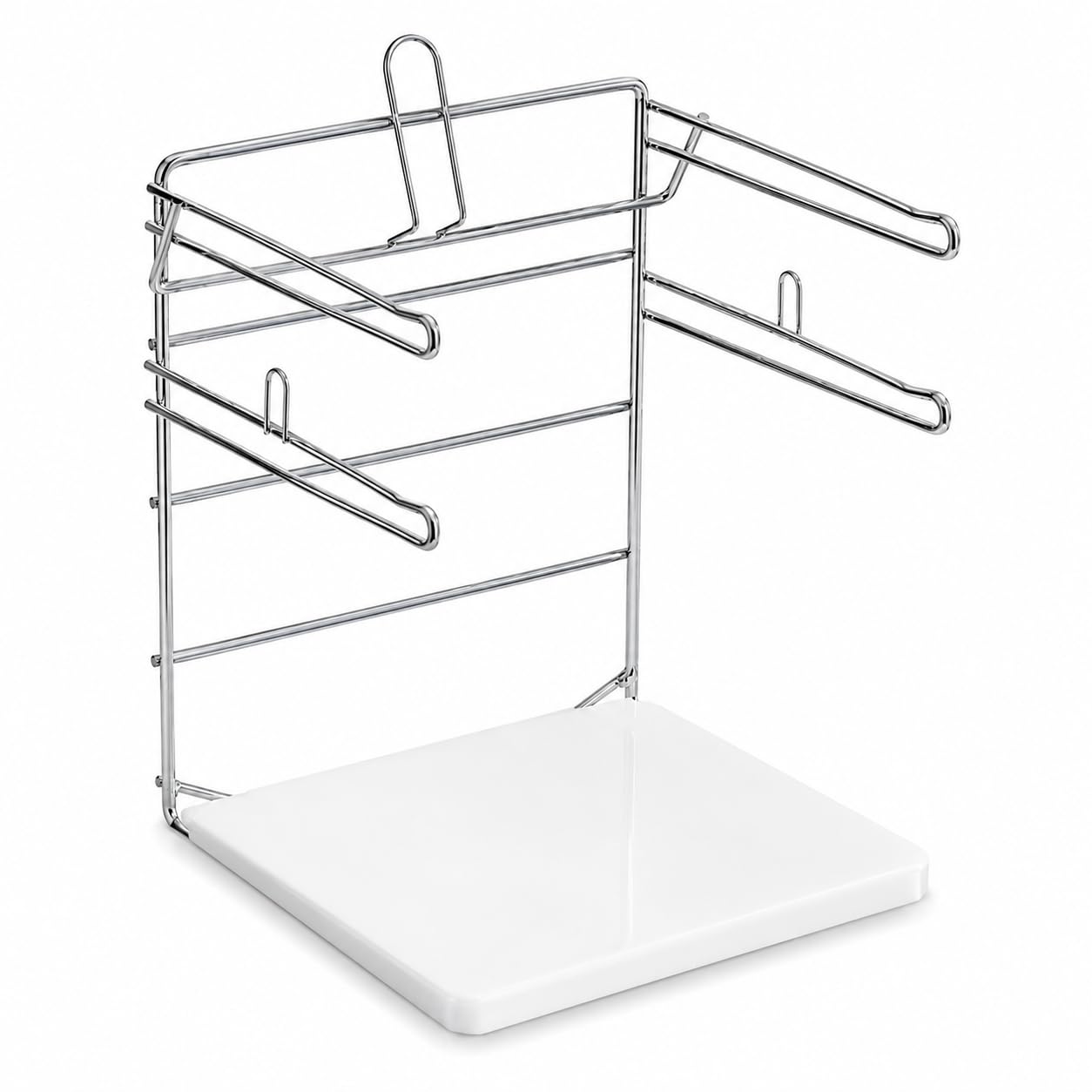 Standard Chrome T-Shirt Bag Rack by Glownary – 12 Inches, Steel, Silver, Model 176tsbstnd