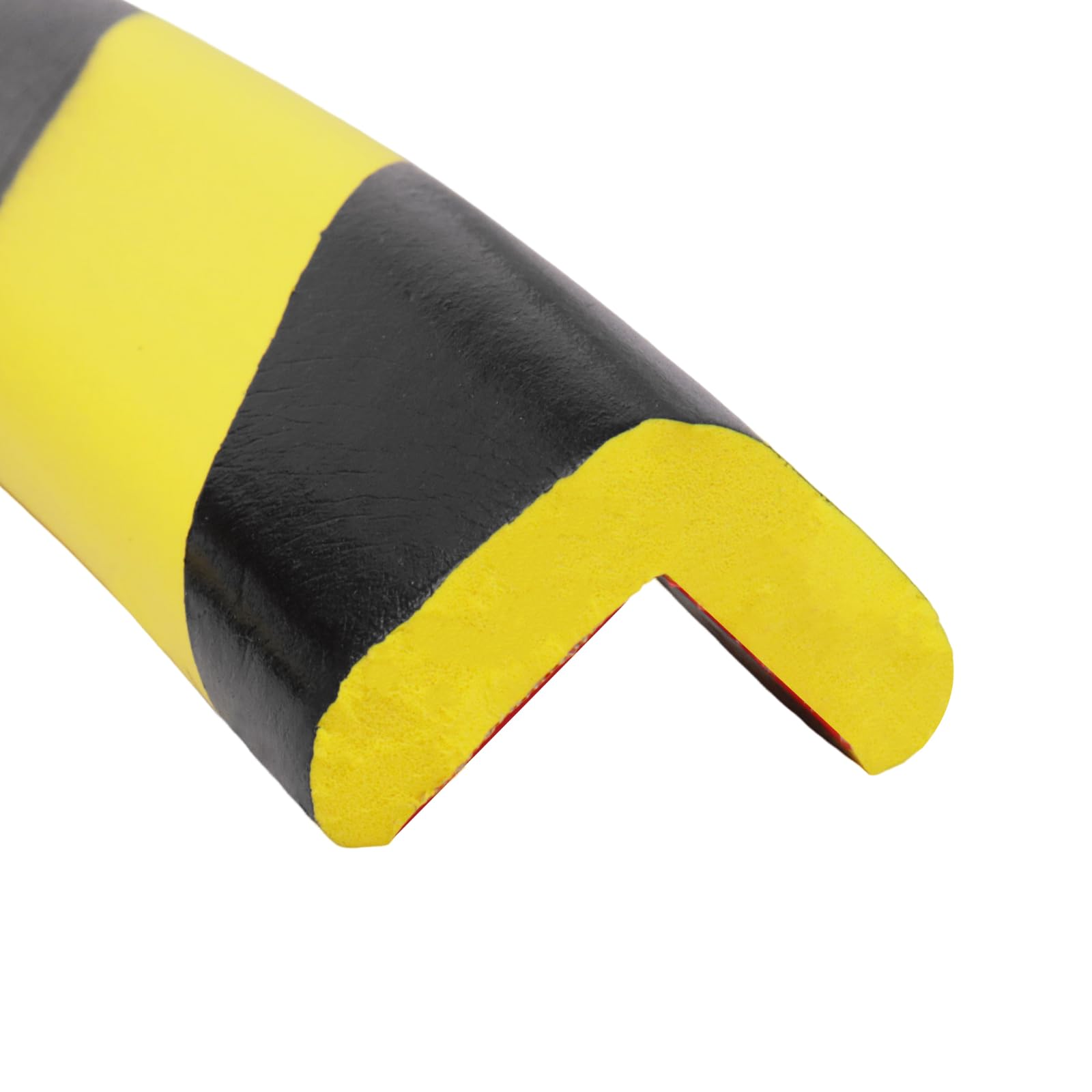 Warning Foam Bumper, Extra Long Heavy-Duty Anti-Collision Edge Guard, 2.5M, Black Yellow Stripe, High-Density Soft Foam, Easy to Install