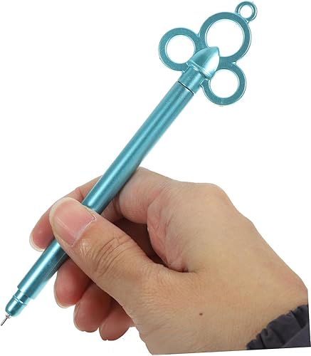 Miniatura 2 de 12 bolígrafos de gel con forma de llave vintage, punta fina, bolígrafos de escritura suave para estudiantes, oficina, toma de notas, estilos mixtos