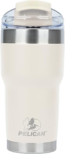 Miniatura 1 de Pelican Hydration Pelican Traveler - Vaso aislado al vacío de 22 onzas, de acero inoxidable, doble pared, con tapa doble, taza de café aislada con