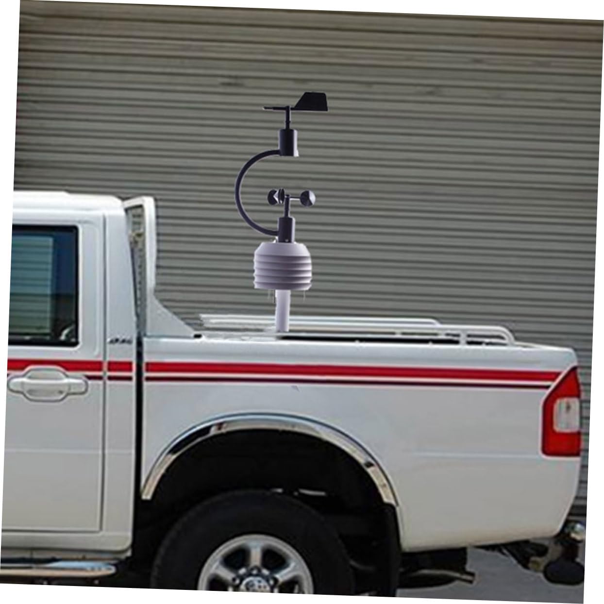 Yardwe Anemometer-Gehäuse Windanzeiger-Teil Windrichtung Anemometer-Abdeckung Windanemometer-Kunststoffschale Outdoor-Gehäuse Zubehör Windfahne Abs Schwarzes