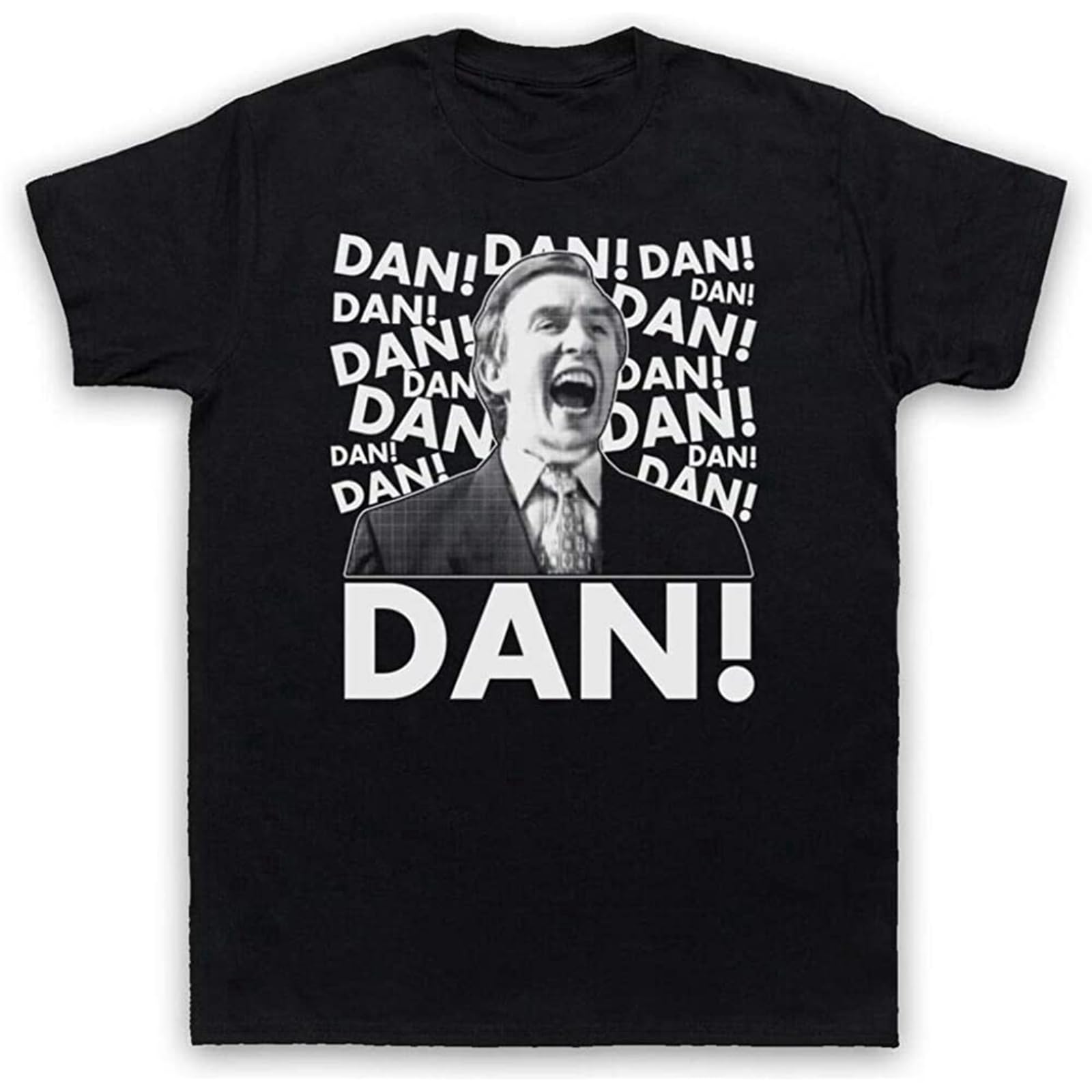 Cold-Pressed Lemon Men's Black Alan Partridge Dan! Comedy Coogan Tv Show Funny Slogan Adults T-Shirt L
