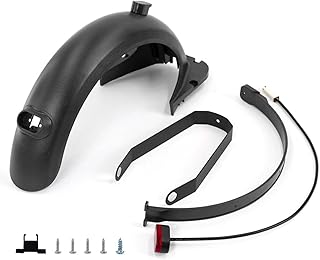 Para-choque Traseiro para Scooter Elétrica | Pára-choque Traseiro E Scooter e Suporte,suporte do para-lama traseiro com luz traseira, peças e acessórios para scooters elétricos Pinnkl