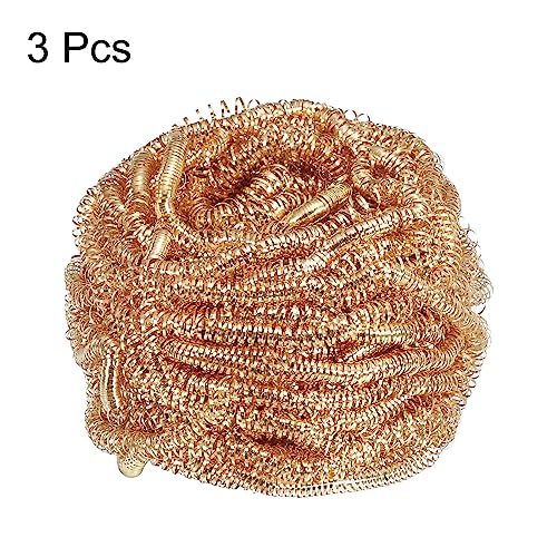 Image of MECCANIXITY Solder Tip Iron Cleaner 15g Solder Tip Cleaning Brass Soft Coiled Tip Cleaner Kit Gold 5 Pack