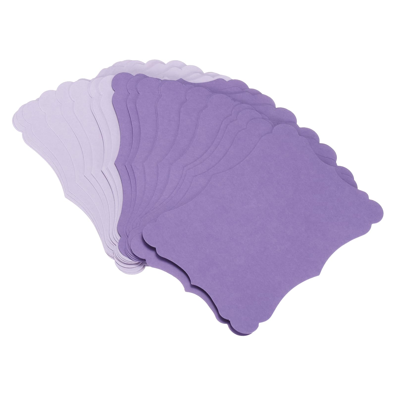 sourcing map 60Pcs Blank Kraft Cards Cardstock, 15 x 10cm Thick Colored Cardstock Paper Deep Purple Light Purple Index Cards for DIY Gift Greeting Cards Menus Wedding Invitations