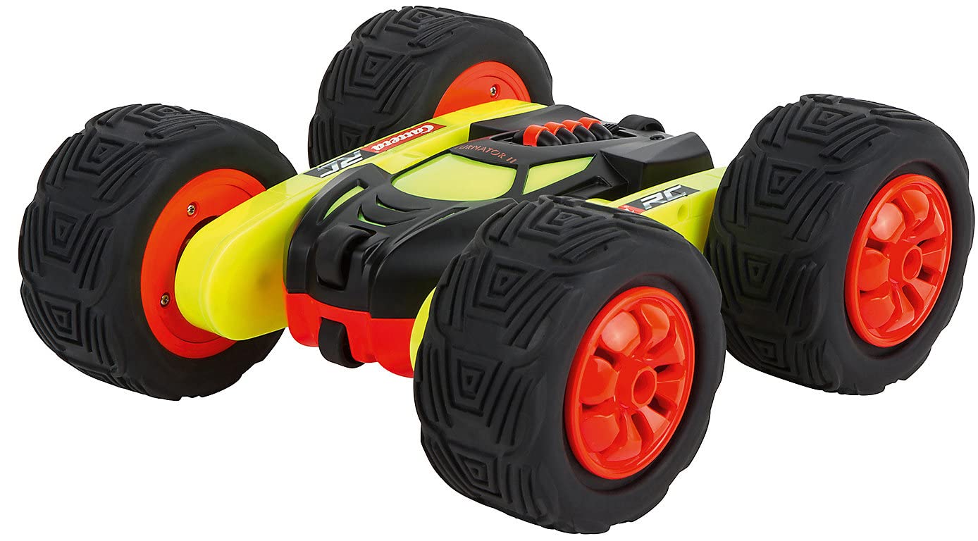 Carrera RC 2.4GHz Turnator - Glow in The Dark │ Remote Controlled Car for Indoor & Outdoor Use │ Electric Mini Car to Take with Remote Control │ Toy for Children from 6 Years & Adults