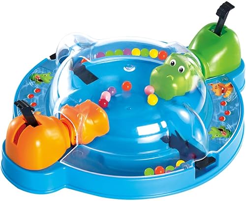 Juego de mesa de hipopótamos, juegos preescolares para edades 3+, juego intenso de reflejos rápidos, juegos de mesa para niños para 2 jugadores de