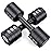 EAST MOUNT Adjustable Dumbbells 5 lb Dumbbells Set of 2 / Pair 10 lb Total Free Weights 6 in 1 Women Hand Weights for Home,Office,Gym Exercise Training 2lb 3lb 4lb 5lb Fast Adjust