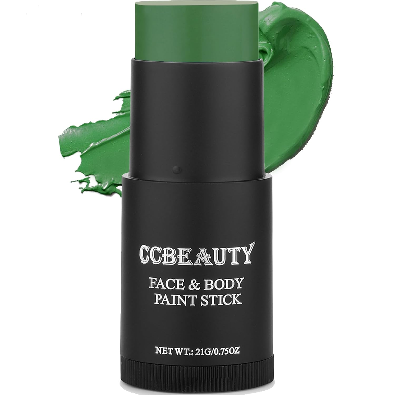 CCbeauty Witch Green Face Paint Stick, Face Painting Kit, Dark Green Cream SFX Makeup Foundation, Professional Body Paint for St. Patrick’s Day, Halloween Costume Party, Grinch Hulk Monster Makeup CCbeauty Witch Green Face Paint Stick, Face Painting Kit, Dark Green Cream SFX Makeup Foundation, Professional Body Paint for St. Patrick’s Day, Halloween Costume Party, Grinch Hulk Monster Makeup