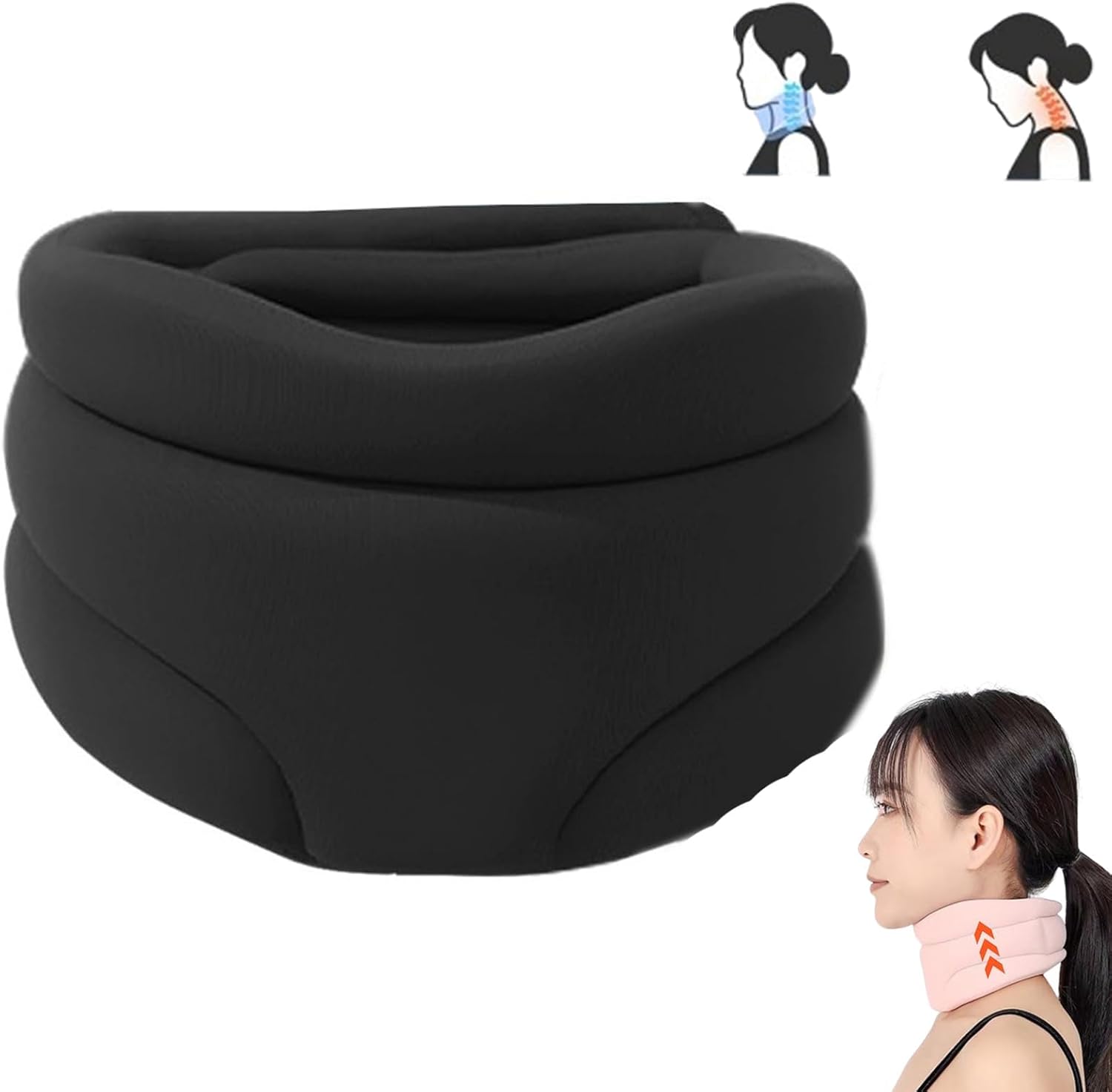 Neuleben Neck Support Against Snoring, Sleeping Aid Neck Support