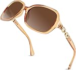 FEISEDY Vintage Square Polarized Sunglasses for Women UV400 Outdoor Driving Street Fashion Sunglasses B2526