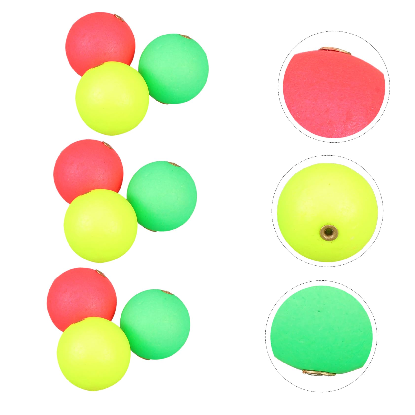 Sosoport Flotteur De Pêche Mousses Ballon De Flottabilité en Mousse Flotteurs De Pêche en Mousse Flotteurs De Marigane Boules De Flotteurs De Pêche Flotteur en Mousse des Balles