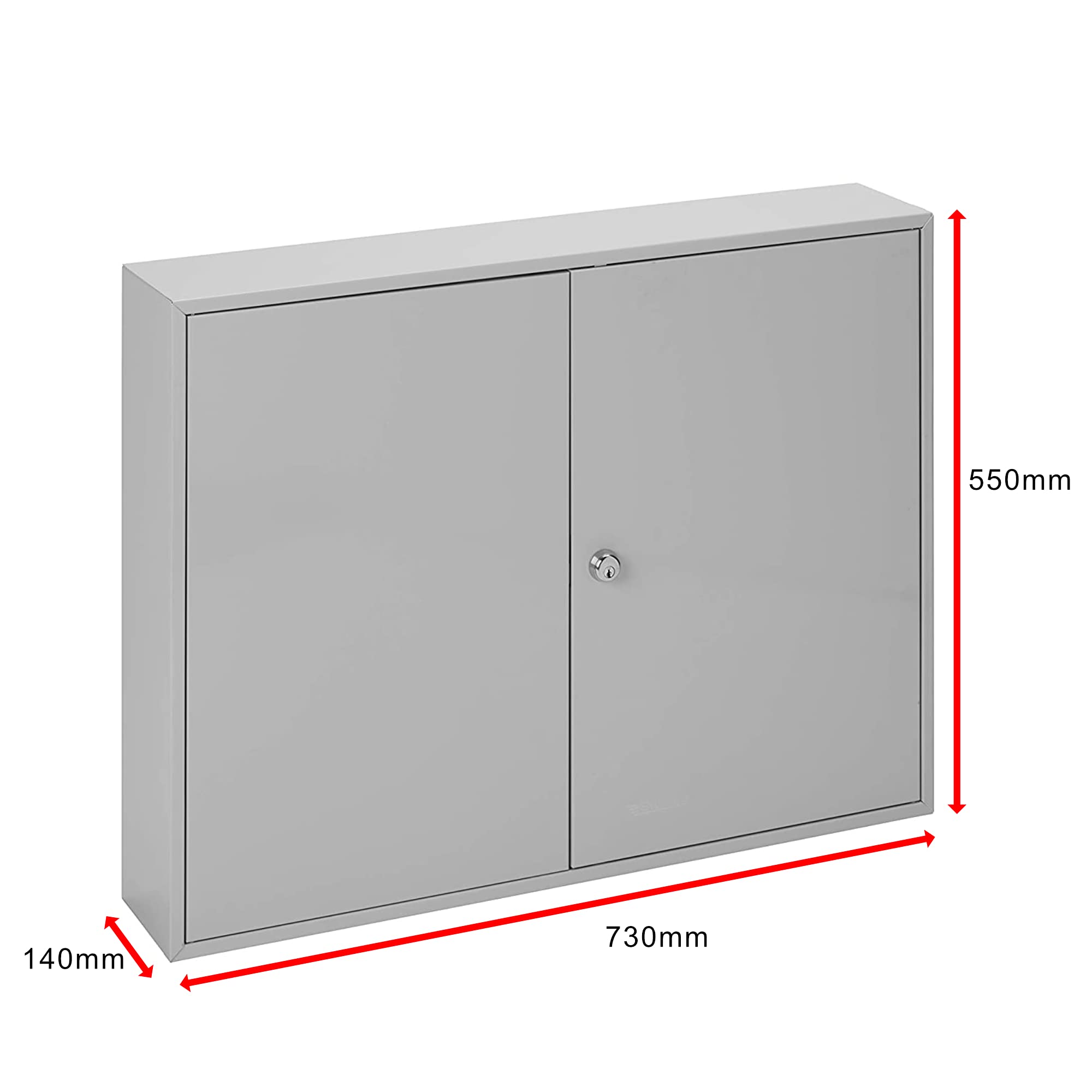 Burg-Wächter Sterling KC400HL Armoire à clés Double Porte Robuste Gris