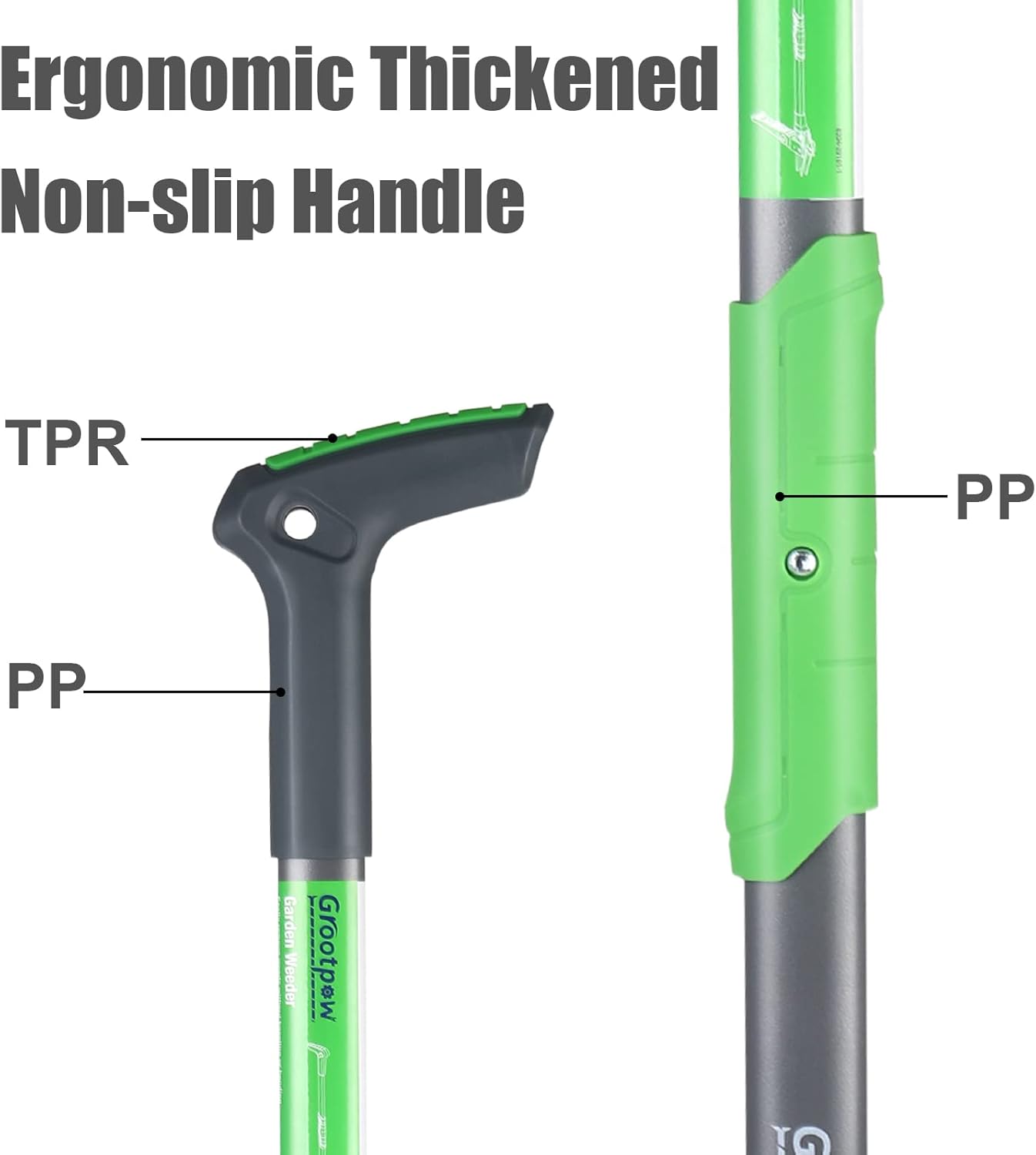 Grootpow WP5 Apex Weed Puller Tool and PPS01 Premium Bypass Pruning Shears