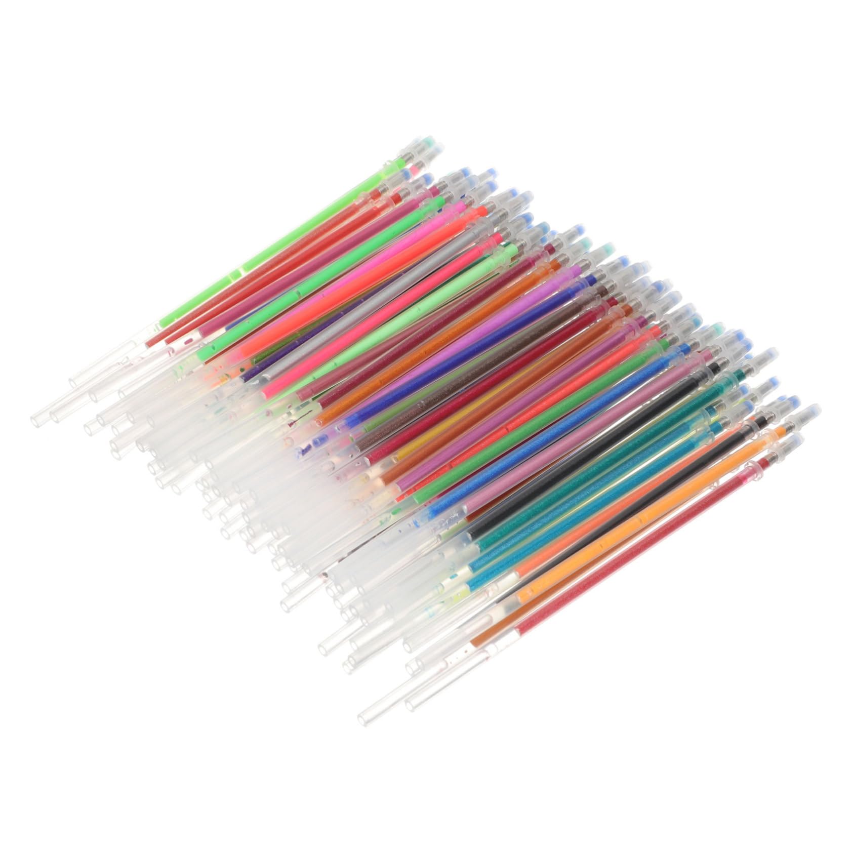 252piezas Recarga De Bolígrafo De Gel Repuestos De Tinta Para Estudiantes y Oficina Compatible Bolígrafo Decorativo y Estacionery Escolar