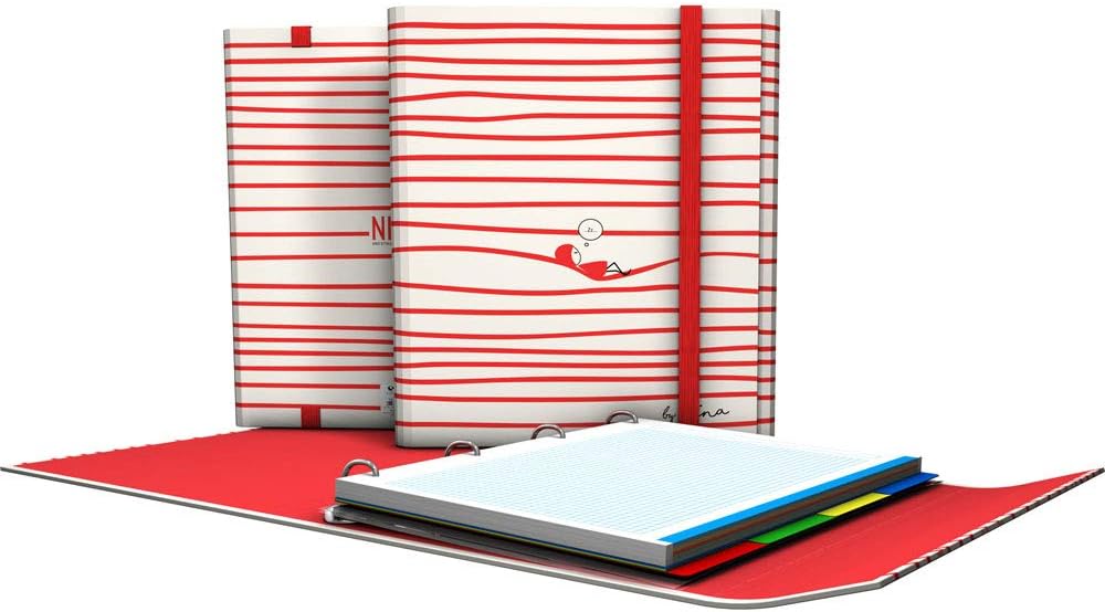 Grafoplás 88211977 Nina and Other Little Things Collection Folder with Refill, Model Relax, A4