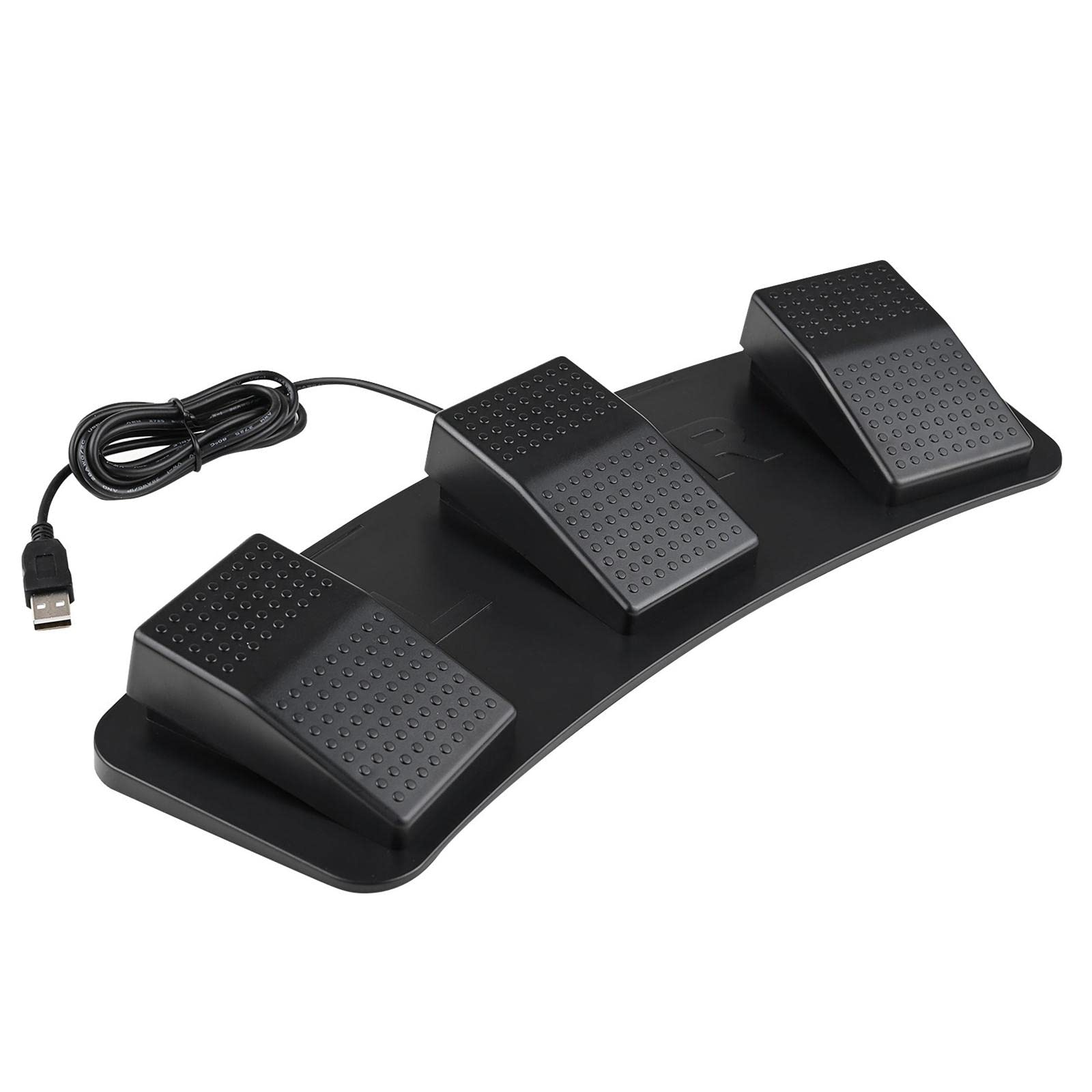 LOOM TREE® Upgraded USB Three Foot Switch PC Game Foot Pedal for Gaming Equipment-image-48