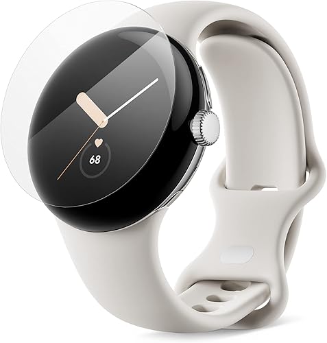 ZAGG InvisibleShield Ultra Clear para Google Pixel Watch 21 - Protector de pantalla de película - Protección extrema contra impactos y arañazos -