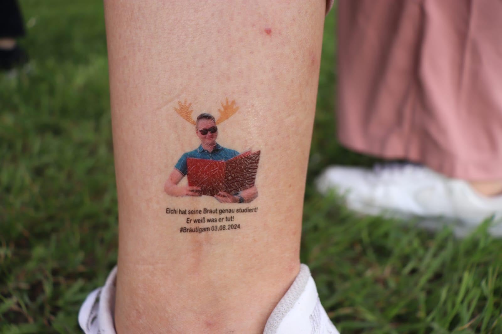 personalisierte JGA Tattoo, lustige junggesellenabschied tattoos, Junggesellinnenabschied, Hochzeit, Geburtstag, Geschenk, Deko, Party, Firmenlogo, Event, Klebetattoo (50x Tattoos, Design 5)