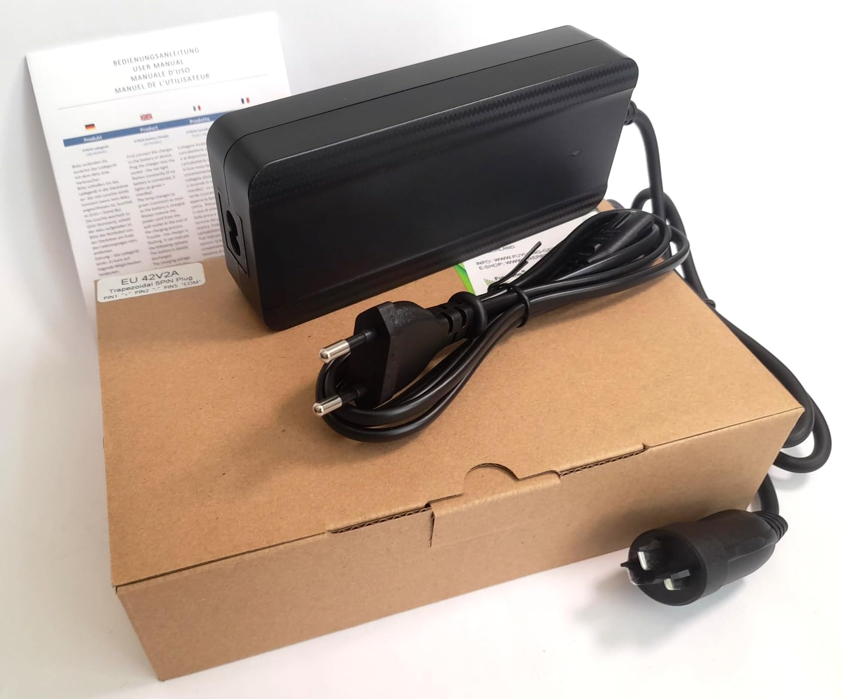 Enerpower Chargeur 42 V 2 A pour Bosch Performance et Active Line