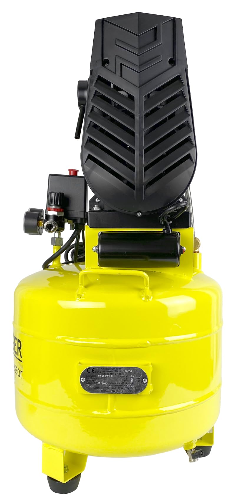 WELDINGER Flüsterkompressor FK 150 up innenbeschichteter 40 l Tank 1500 W (Silent Kompressor Kolbenkompressor) 5 Jahre Garantie