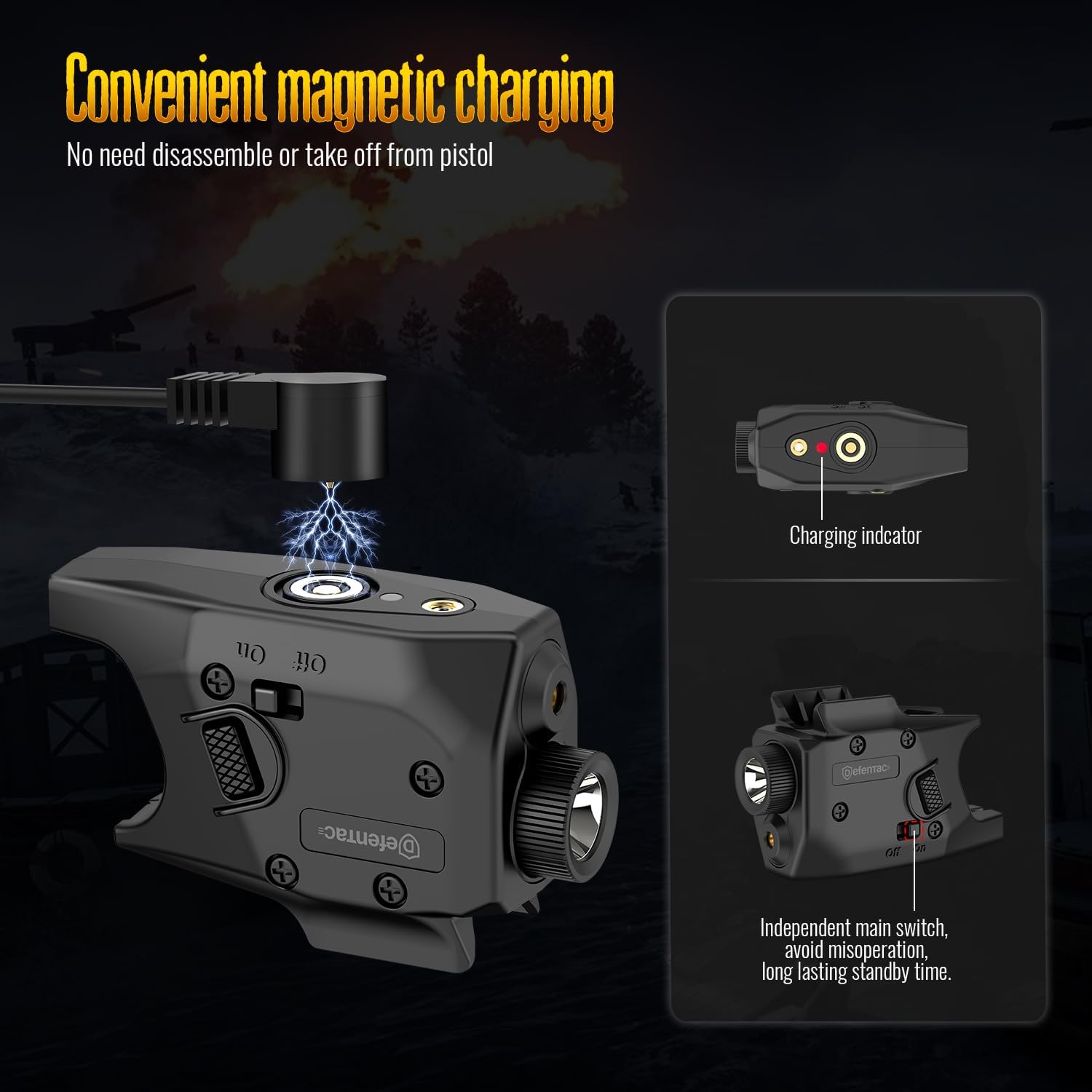 Tactical Product (Not for EZ), Bundle with Magnetic Charger Cable