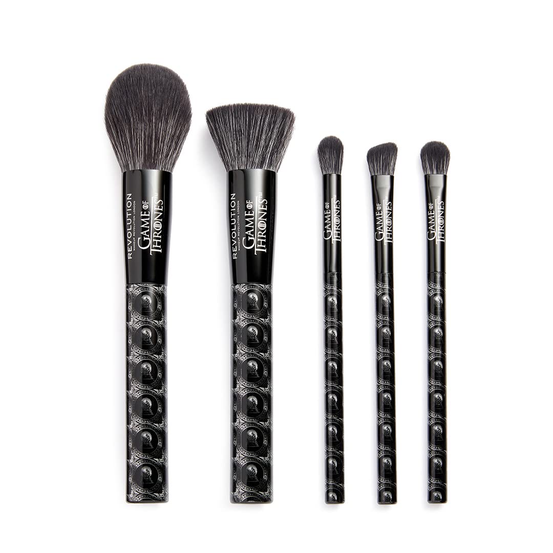 Makeup Revolution X Game of Thrones 3 Eyed Raven Brush Set For Blusher, Eyeshadow,Bronzer,Cheeks Highlighting-image-20