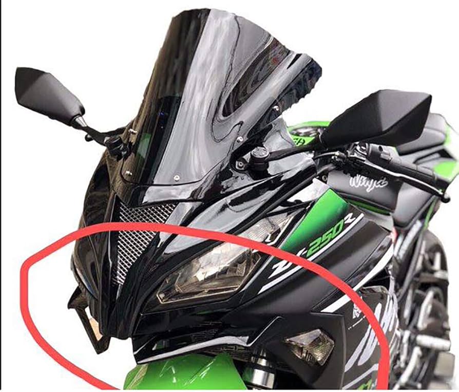 Amazon | 【SUKIRACING】NINJA250&300 2013-2017用エアロダイナミック