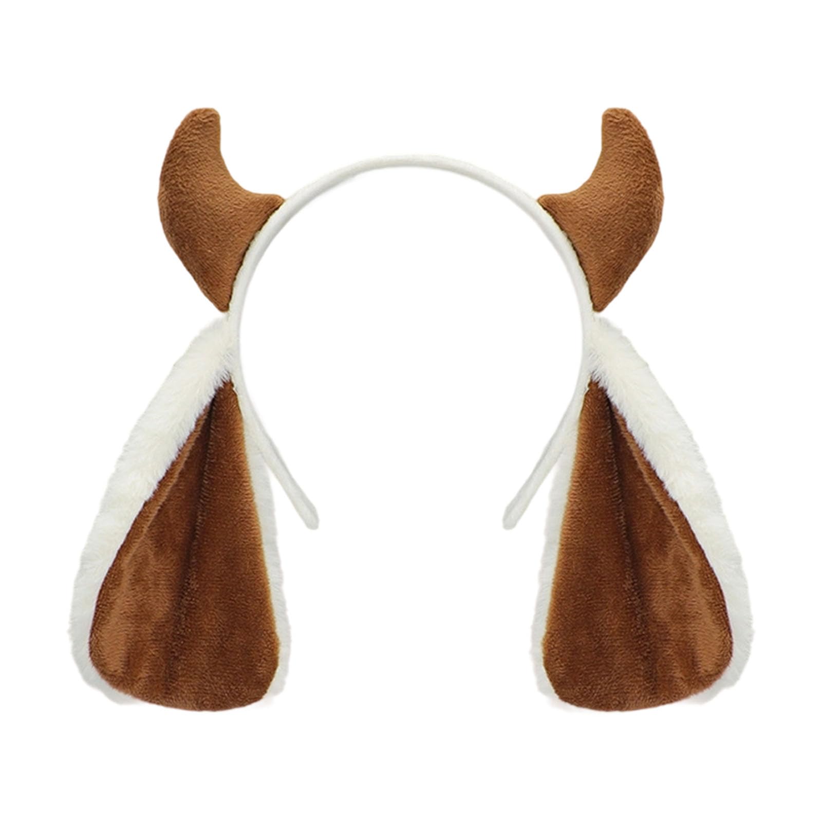 Fentency Furry Sheep Horn Ears Headband For Costume Parties Lightweight Comfortable Wear Accessories