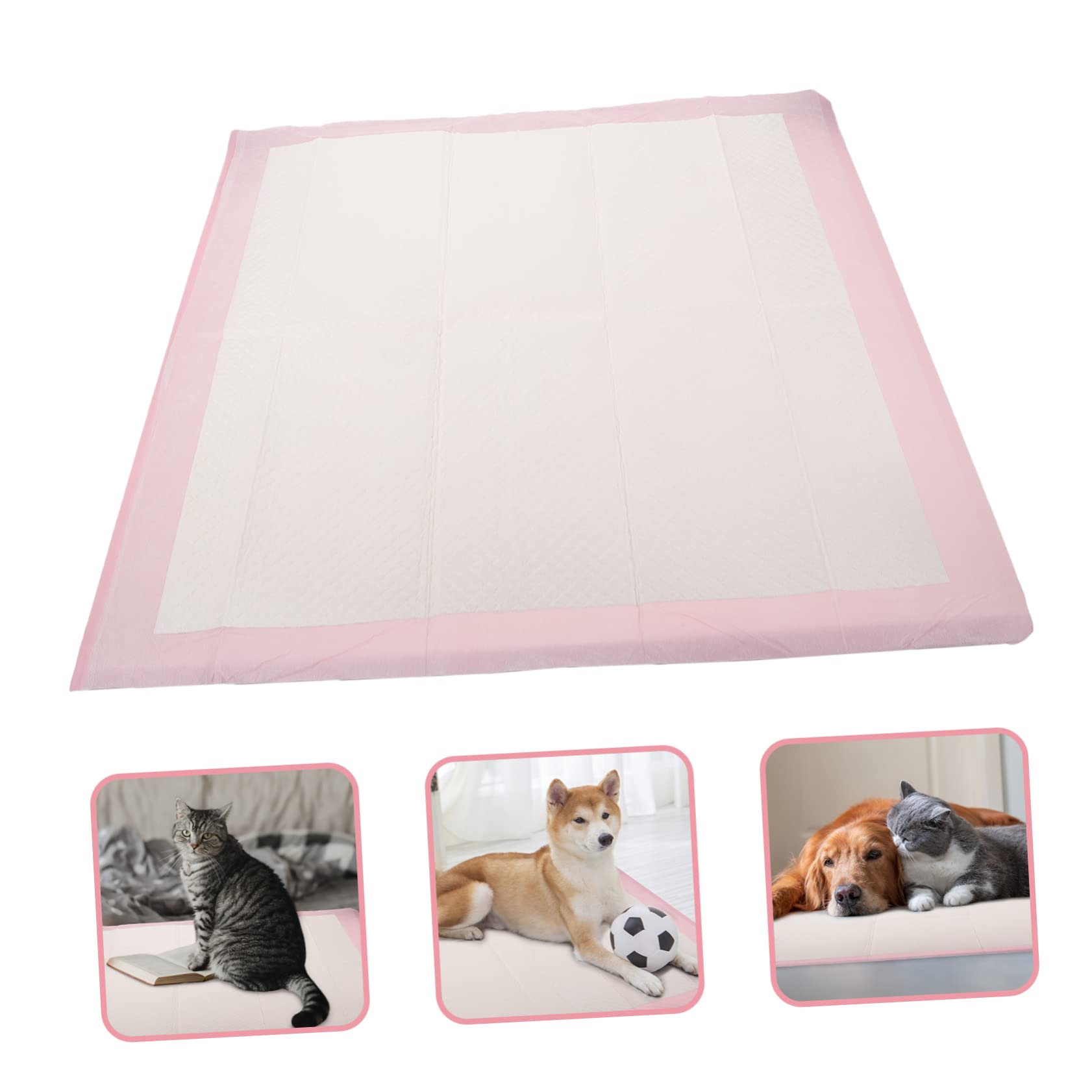 YARNOW Lot de 1 Tapis de Propreté pour Chien, Alèse Ultra-absorbante, Portable, Imperméable, pour L’Apprentissage Propreté et Cage de Petit Animal