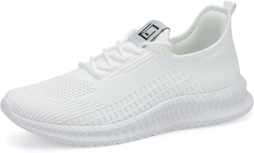 Vista 3 de LCGJR Zapatos de correr para hombre, ultraligeros, transpirables, cómodos, para caminar, casuales, a la moda, zapatos de entrenamiento de malla