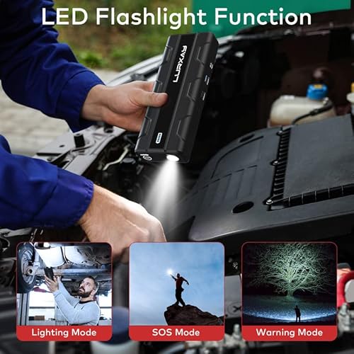 Reviews for Lurxay Car Jump Starter 2000A Jump Box 20000mAh