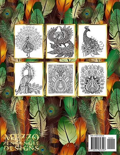 Amazing Peacocks Coloring Book for Adults: Peacock Coloring Pages Designed to Aid Stress Relief and Relaxation - Image 3