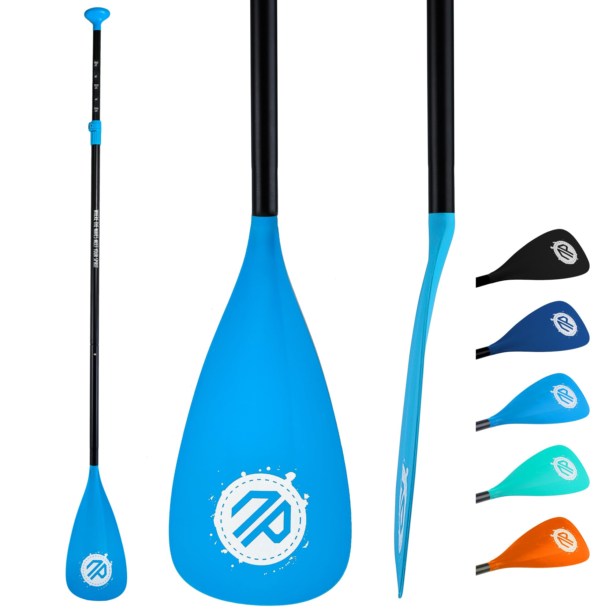 niphean Sup Paddle, 3&4-Piece Detachable Floating Paddle Board Paddles, Adjustable Kayak Paddle, Durable Oars