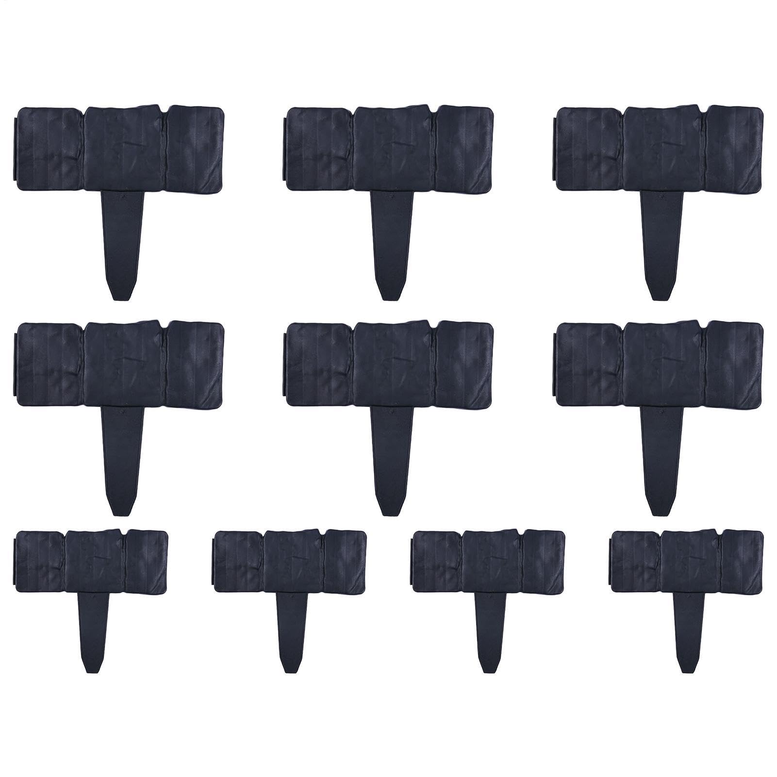 Bordures aménagement paysager flexibles lot de 10 délimitations cour 25x23 cm sans creusage
