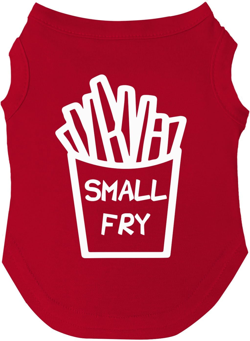 Small Fry French Fry Dog Tee Shirt Sizes for Puppies, Toys, and Large Breeds (Orange, 2X-Large 495)