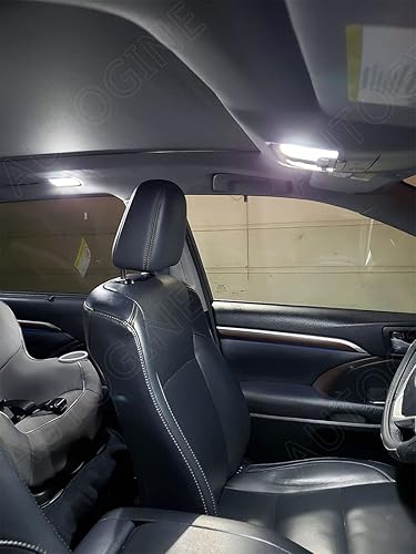 Miniatura 4 de Paquete de luces LED blancas para interiores Ford Explorer 2011 2012 2013 2014 2015 2016 2017 2018 2019 Super Bright 6000K Paquete de bombillas LED